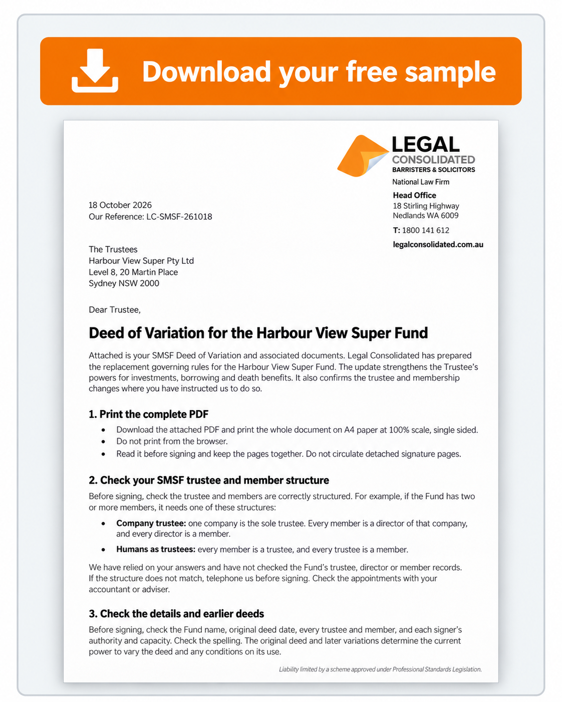 Sample document