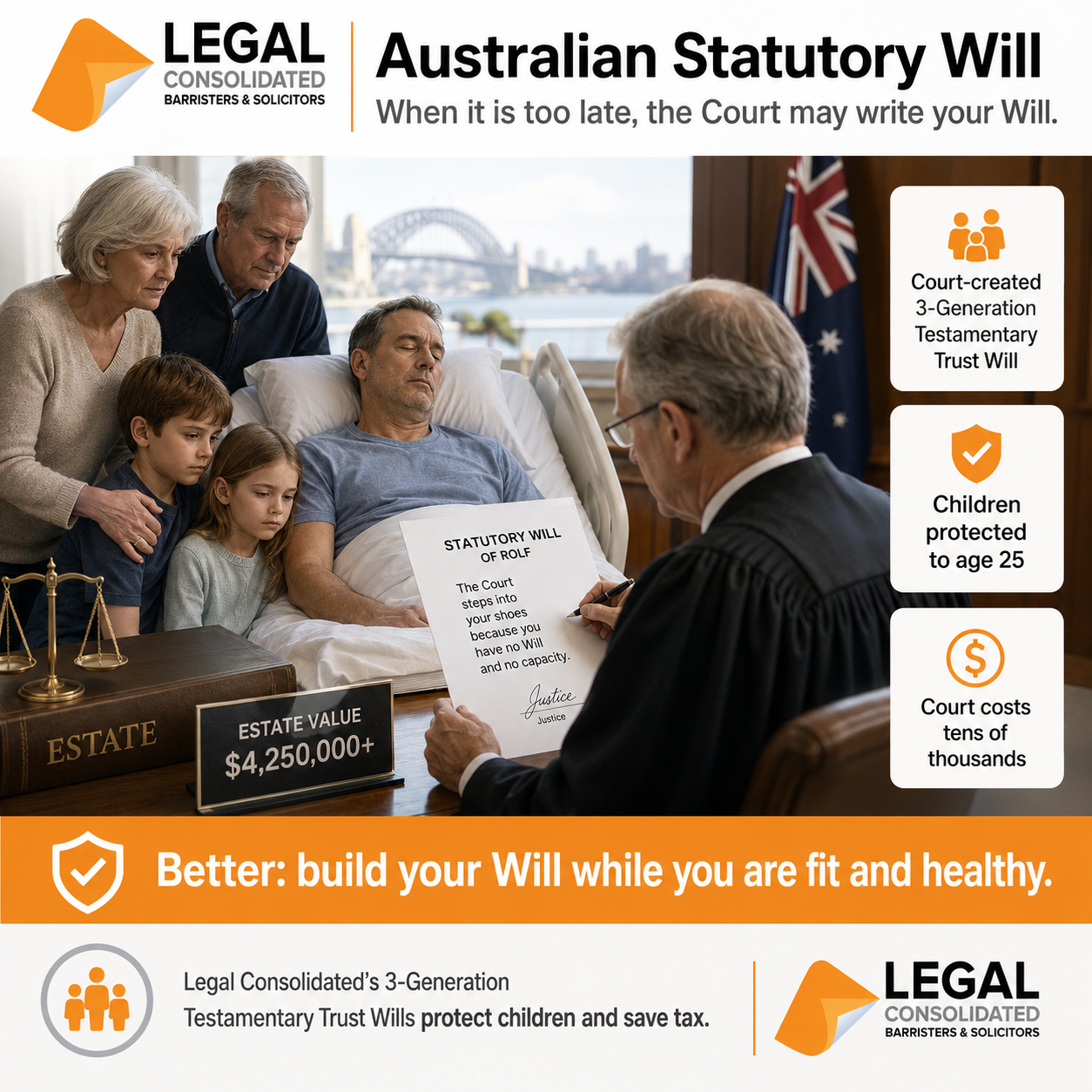 JW v John Siganto, As the Litigation Guardian for AW & CW [2015] QSC 300 statutory wills