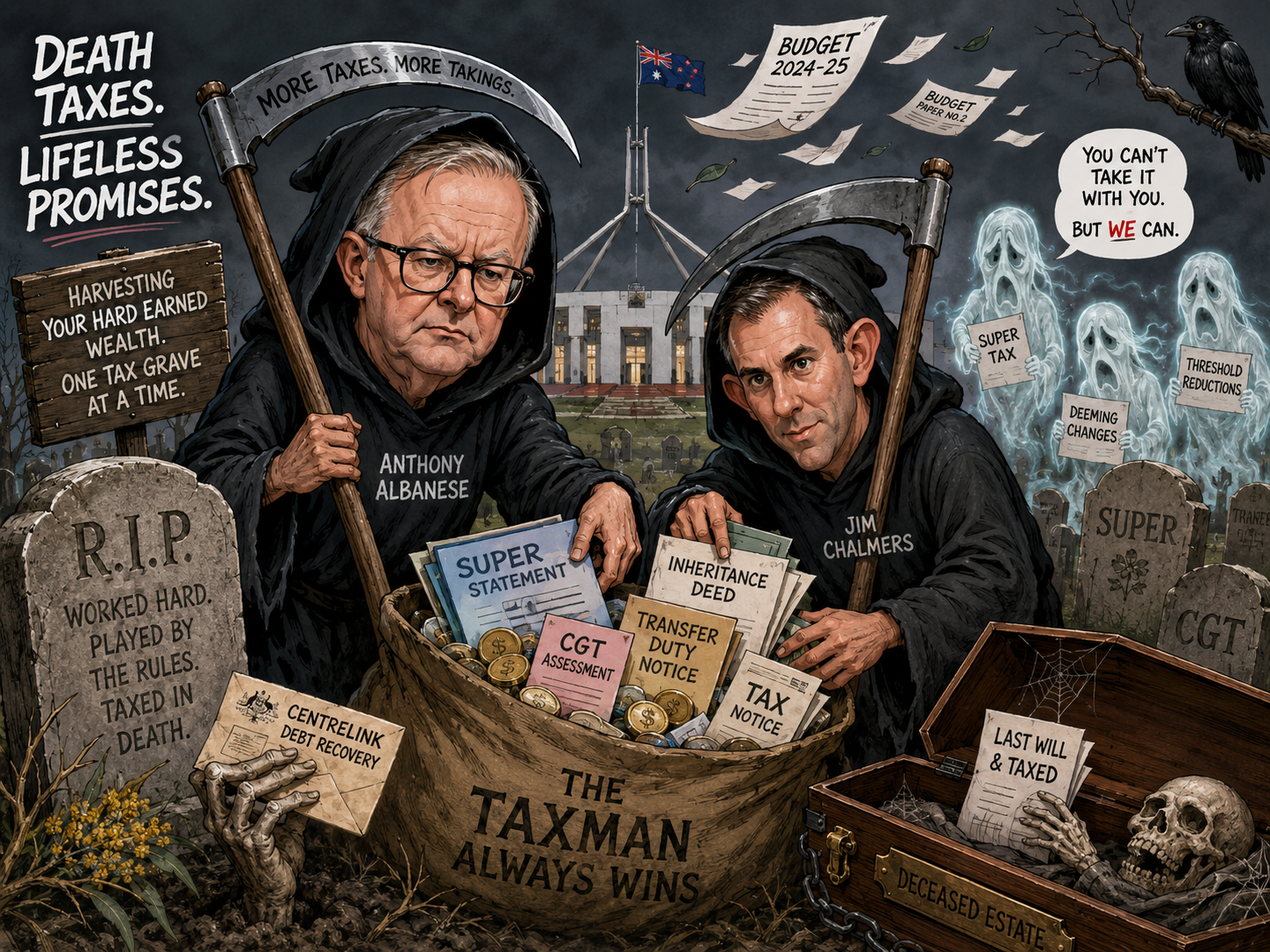 We do not know when you will die.
We do not know what assets you will own.
We do not know what tax laws the government will invent next.
<p>That is why your Will needs flexibility.</p>
<p>A 3-Generation Testamentary Trust Will helps protect your loved ones from the three great unknowns.