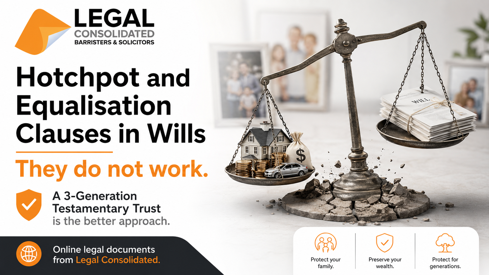 equalisation and hotchpot clauses in Wills