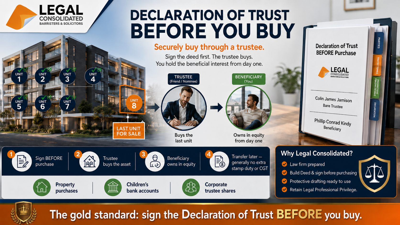 declaration of bare trust sign it before purchase