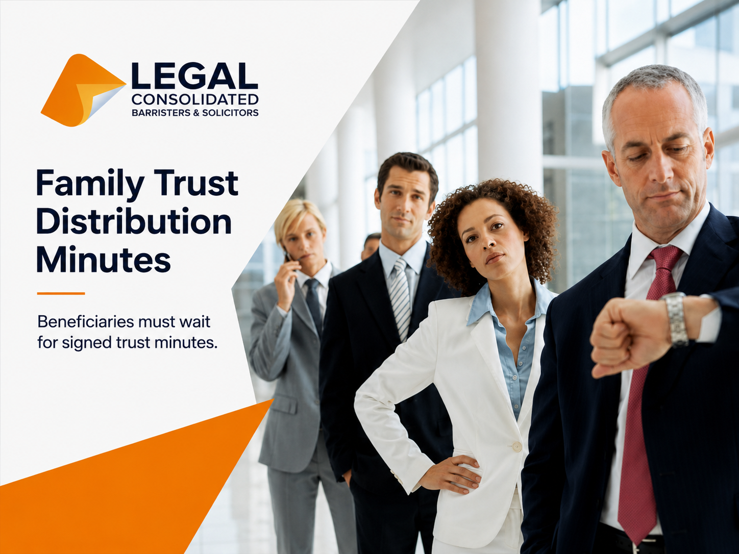 sign Discretionary Trust Distribution minutes by 30 June