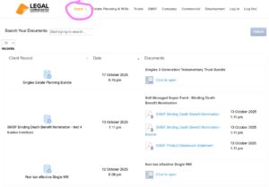how to find Legal Consolidated documents
