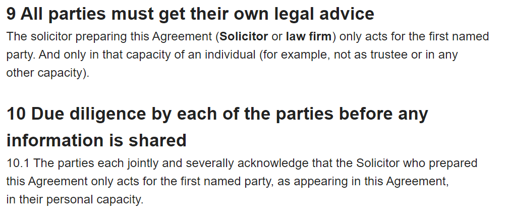 mutual confidentiality agreement