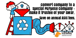 Replace a Special Purpose Company Constitution smsf self managed super superannuation fund convert to a special purpose company