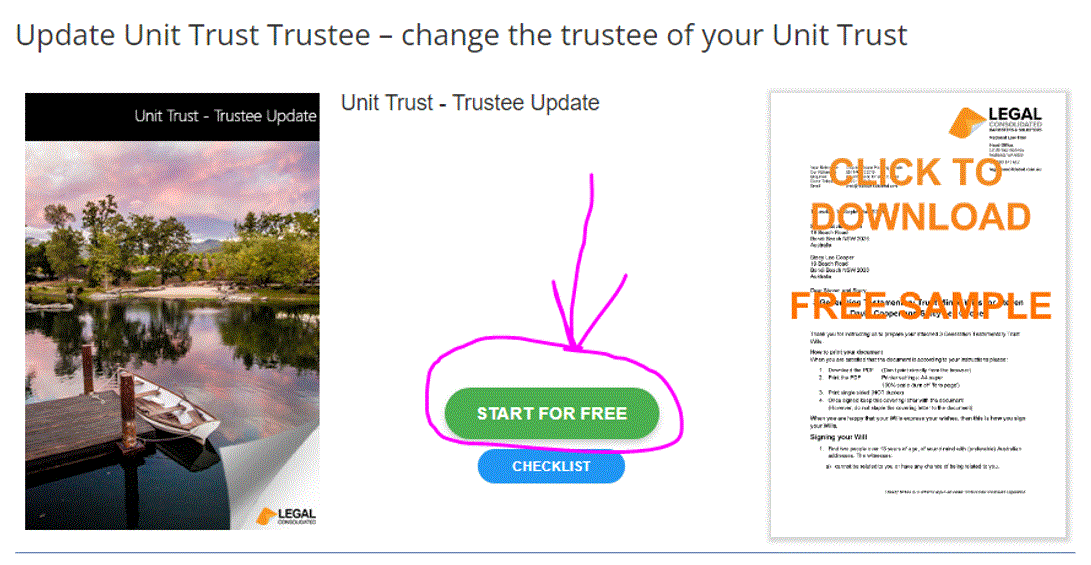 Unit Trust deeds in Australia